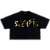 CAMISETA BOXY DIGITAL CAMUFLADO STATIC (BLACK)) - Imagem 1