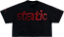 CAMISETA BOXY DIGITAL CROCO STATIC (Black) - Imagem 1