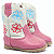 Bota Cano Longo Baby Pink Marfim 3B - Imagem 1