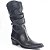 Bota Cano Longo Bico Fino 03334 - Preto Floater - Imagem 7
