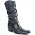 Bota Cano Longo Bico Fino 03334 - Preto Floater - Imagem 4
