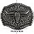 Fivela Country Longhorn 007 - Prata Preto - Imagem 3