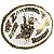 Fivela Country Bull Riders 014 - Ouro Velho Branco - Imagem 2