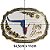 Fivela Country Long Horn Texas 015 - Ouro Velho Branco - Imagem 5