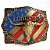 Fivela Country Long Horn USA 016 - Ouro Velho Vermelho - Imagem 9