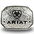 Fivela Country Ariat 017 - Preto Prata - Imagem 1