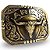 Fivela Country Ariat Bull 023 - Ouro Velho - Imagem 3
