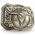 Fivela Country Long Horn 025 - Envelhecida - Imagem 3