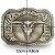 Fivela Country Long Horn 025 - Envelhecida - Imagem 5