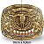 Fivela Country Ariat Long Horn 026 - Ouro Velho - Imagem 3