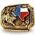 Fivela Country Boiadeiro Texas 028 - Ouro Velho - Imagem 9