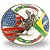 Fivela Country Brasil USA 031 - Prata - Imagem 7