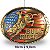 Fivela Country Bull Riders USA 039 - Ouro Velho - Imagem 3