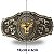 Fivela Country Boi Dourado 043 10x6 - Preto - Imagem 3