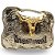 Fivela Country Vaquejada 047 9x7 - Ouro Velho - Imagem 3