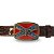 Fivela Country Longhorn 047 8x6 - Vermelho Azul - Imagem 7