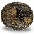 Fivela Country Rodeo Cowboys 052 7x6 - Prata Dourado - Imagem 9