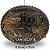 Fivela Country Rodeo Cowboys 052 7x6 - Prata Dourado - Imagem 5
