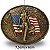 Fivela Country Cowboy USA 053 7x6 - Ouro Velho - Imagem 5