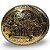 Fivela Country Cowboy News 055 8x6 - Dourado Prata - Imagem 9