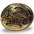 Fivela Country Cowboy News 055 8x6 - Dourado Prata - Imagem 5