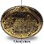 Fivela Country Cowboy News 055 8x6 - Dourado Prata - Imagem 5