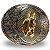 Fivela Country Mula 056 9x7 - Prata Dourado - Imagem 2