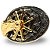 Fivela Country Mula 057 7x5 - Prata Dourado - Imagem 3