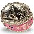 Fivela Country Cowgirl 058 10x8 - Rosa Prata - Imagem 2