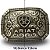 Fivela Country Ariat 10x7 019 - Envelhecido - Imagem 5
