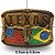 Fivela INFANTIL Country Brasil USA 061 5x4 - Ouro Velho - Imagem 5