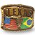 Fivela INFANTIL Country Brasil USA 061 5x4 - Ouro Velho - Imagem 3