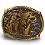 Fivela INFANTIL Country Boi 062 5x4 - Ouro Velho - Imagem 1