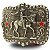 Fivela INFANTIL Country Cowboy 063 5x4 - Envelhecida - Imagem 1