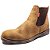 Botina Chelsea Solado de Gel 3010 - nobuck chocolate - Imagem 2