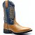 Bota Texana 7156 - Avelã com Azul - Imagem 4