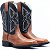 Bota Texana 071224 Salmão com Preto - Imagem 1