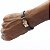 Pulseira de Couro Buda 007 - Café - Imagem 5