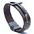 Pulseira de Couro Cruz 003 - Café - Imagem 6