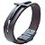 Pulseira de Couro Cruz 003 - Café - Imagem 2