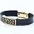 Pulseira de Couro Ferradura 002 - Preto - Imagem 4