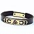 Pulseira de Couro Ferradura Cavalo 001 - Café - Imagem 4