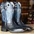 Bota Texana Masculina Royal 0712234 - FR Preto - Imagem 1