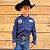 Camisão Infantil Cowboy 120x - Azul - Imagem 2