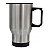 Copo Térmico Veicular de Inox com Tampa - 500ml - Prata - Imagem 1