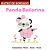 Matriz de Bordado - Panda Bailarina - Imagem 1