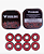Rolamento para Skate Everlong Vermelho 2RS Kit com 8 Unidades - Imagem 2