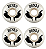 Roda Bones 55mm Og Formula V5 Sidecuts 100a Skateboard Imp - Imagem 1