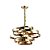 Pendente Athena Dourado Metal (D)80Cm (A)40Cm | AQ029 - Imagem 1