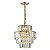 Pendente Hera Dourado Transparente (D)48Cm (A)49Cm | AQ030G - Imagem 1
